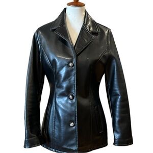 A Collezioni Italian leather jacket excellent condition fast shipping Sz L